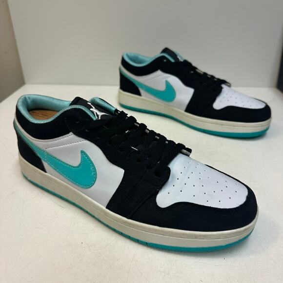 VERY GOOD Nike Air Jordan 1 Low Island Green Teal Tiffany Blue Streetwear US 9.5 main image 10